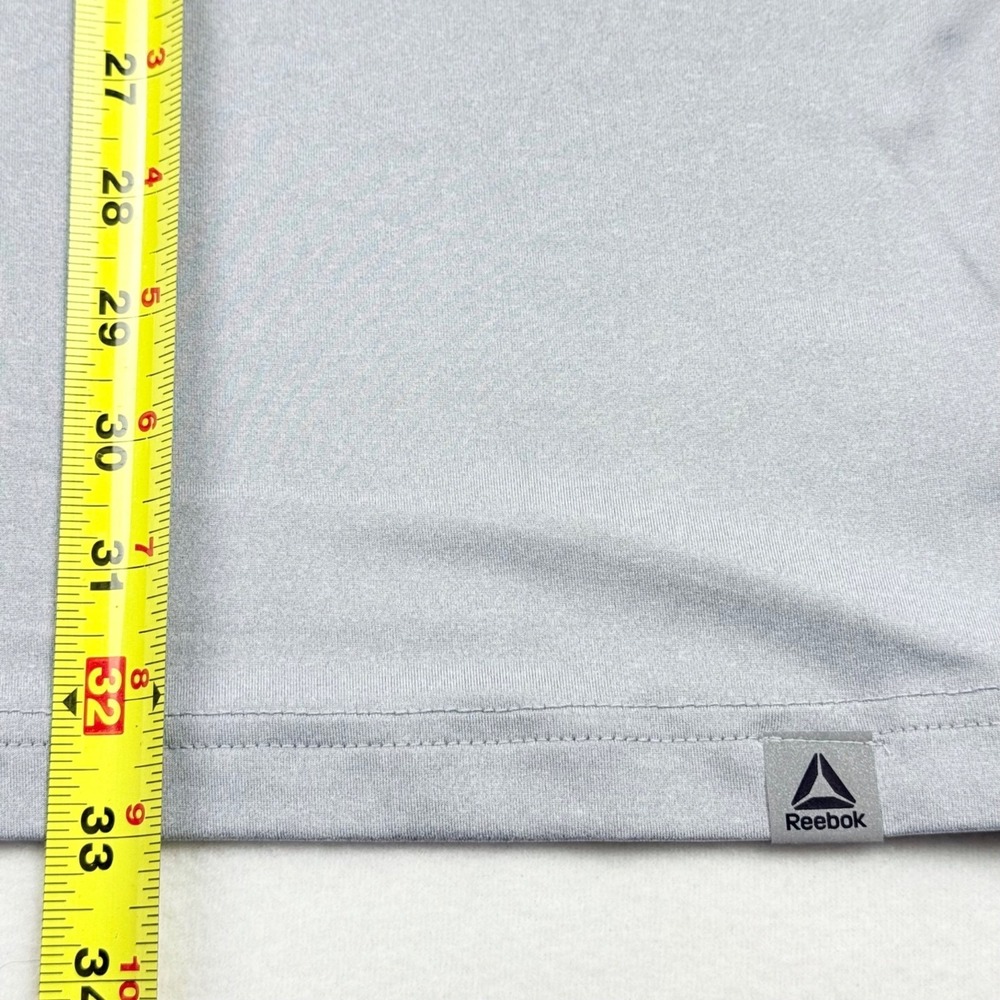 Reebok Men's Short Sleeve Classic Light Grey Graphic Logo T-Shirt Size 3XL NWT - Picture 11 of 11